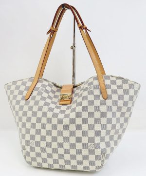 s l1600 LOUIS VUITTON Salina PM Damier Azur Tote Bag Purse