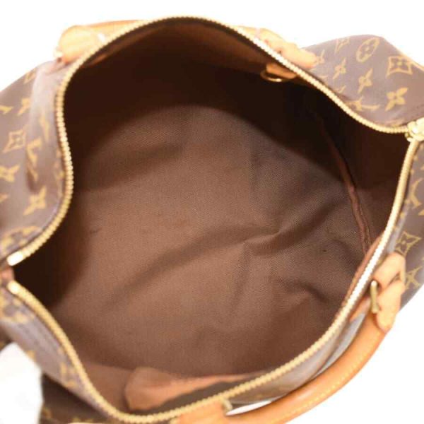 s l1600 7 LOUIS VUITTON Monogram Speedy 35 LV Hand Bag Brown Canvas