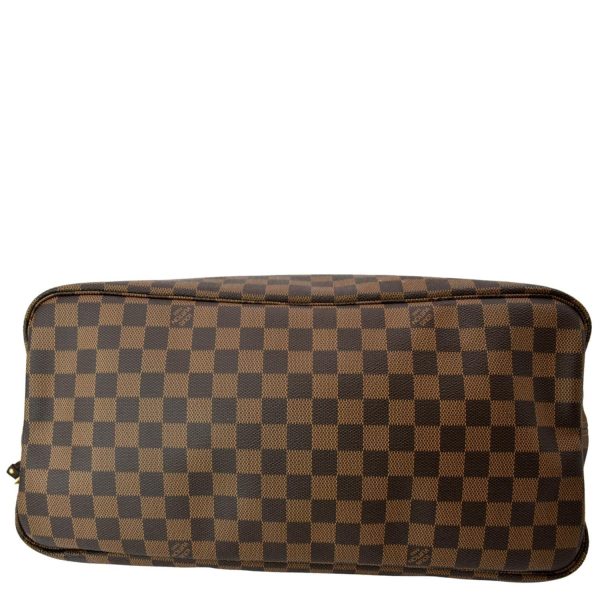 s l1600 7 LOUIS VUITTON Neverfull GM Damier Ebene Tote Bag Brown