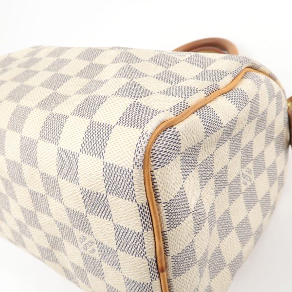 s l1600 7 Louis Vuitton Damier Azur Speedy 25 Hand Bag Boston Bag