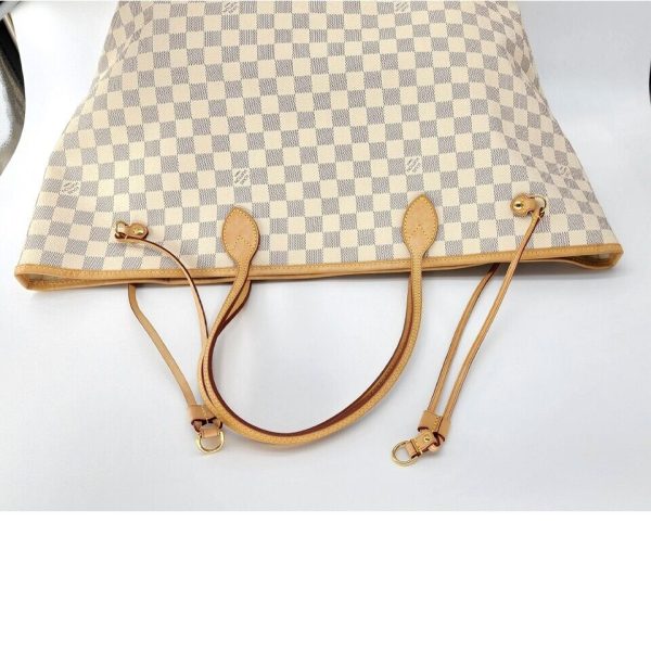 s l1600 7 Louis Vuitton Neverfull MM Tote in Damier Azur Canvas
