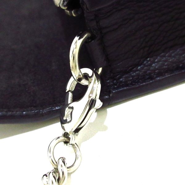 s l1600 8 LOUIS VUITTON Pochette LockMe Chain Noir Shoulder Bag