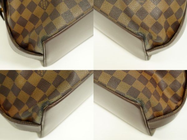 s l1600 9 Louis Vuitton Chelsea N5 Damier Ebene Canvas Shoulder Tote Bag Purse Brown