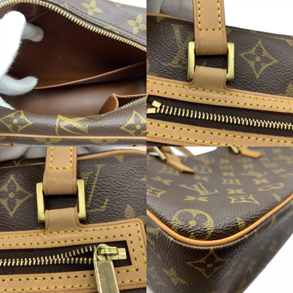 s l1600 9 LOUIS VUITTON Cite MM Shoulder Bag Monogram Canvas Brown