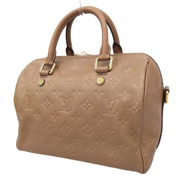 1 Louis Vuitton Monogram Implant Speedy Bandouliere Bag Bronze