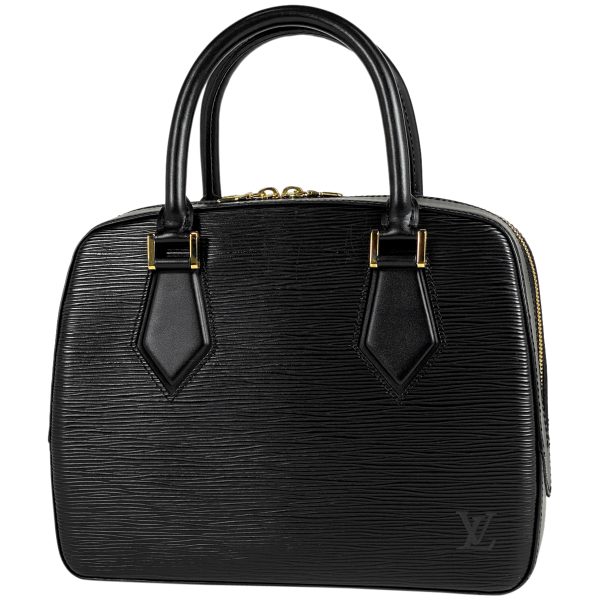 1 Louis Vuitton Sablon Handbag Epi Noir Black