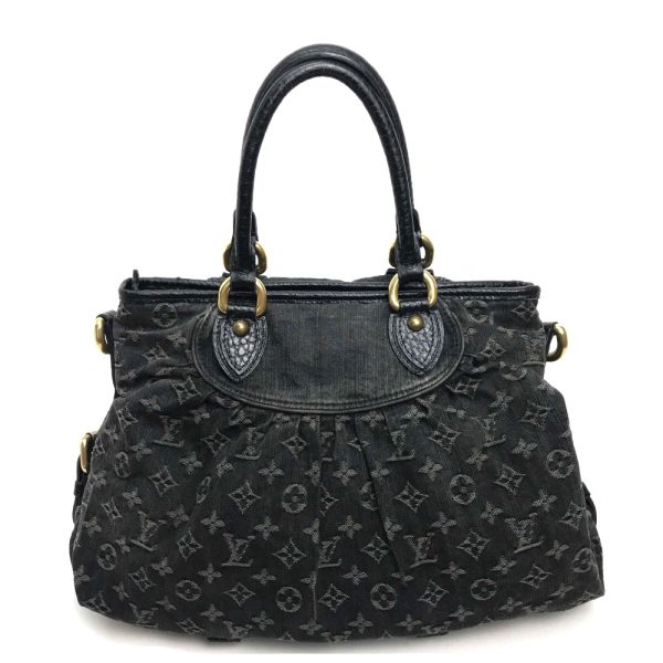 1 Louis Vuitton Monogram Denim NeoCabby MM Shoulder Bag