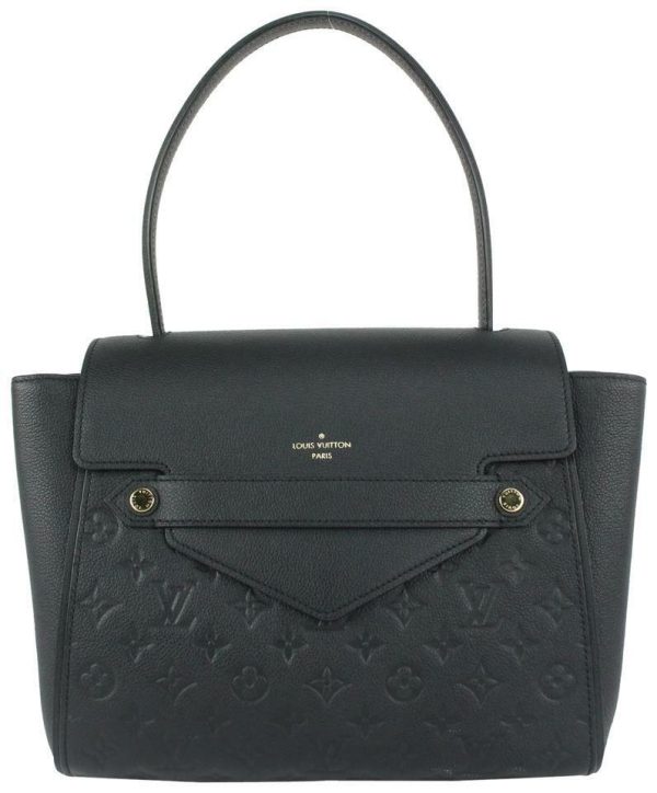 1 Louis Vuitton Trocadero Monogram Empreinte Leather Noir Black