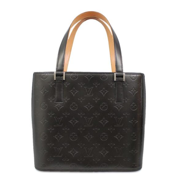 1 Louis Vuitton Monogram Matte Stockton Shoulder Bag Handbag Black