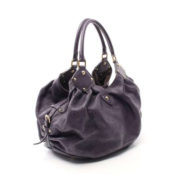 1 Louis Vuitton Mahina Monogram Ulsan Shoulder Bag Leather Dark Purple