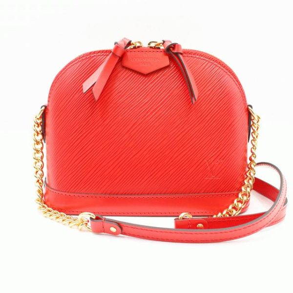 1 Louis Vuitton Epi Alma Mini Shoulder Bag red