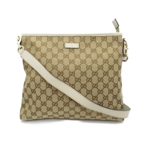 1 Gucci Canvas Beige GG Shoulder Bag