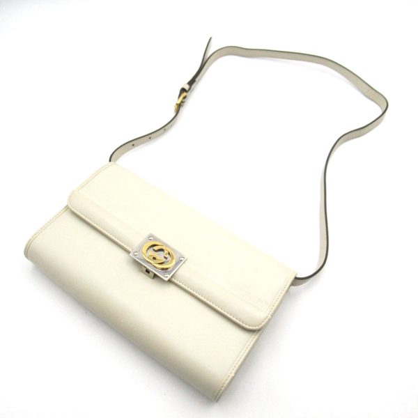 1 Gucci Metal Fittings Leather Gold Shoulder Bag