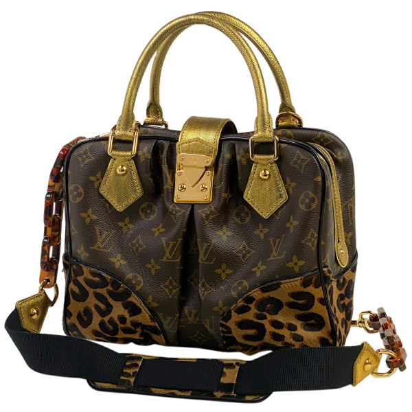 1 Louis Vuitton Adele Monogram Leopard Shoulder Bag