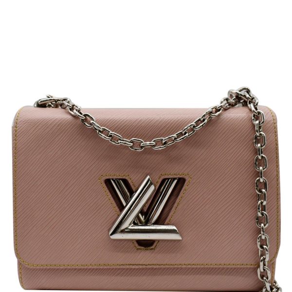 1 Louis Vuitton Twist MM Epi Leather Shoulder Bag Pink