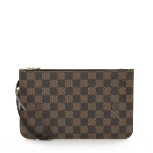 1 Louis Vuitton Damier Ebene Neverfull GM Pochette pouch