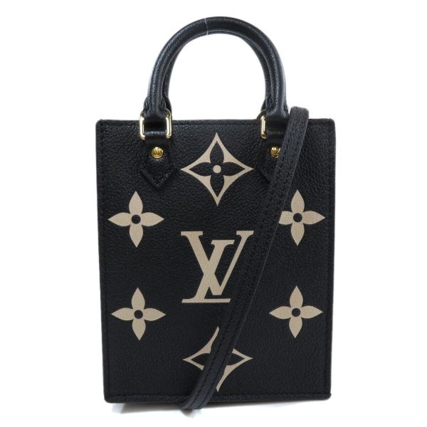 1 Louis Vuitton Handbag Petit Sac Plat Bicolor Empreinte