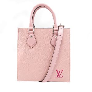 1 Louis Vuitton Handbag Sac Plat BB Rose Ballerine Epi Leather