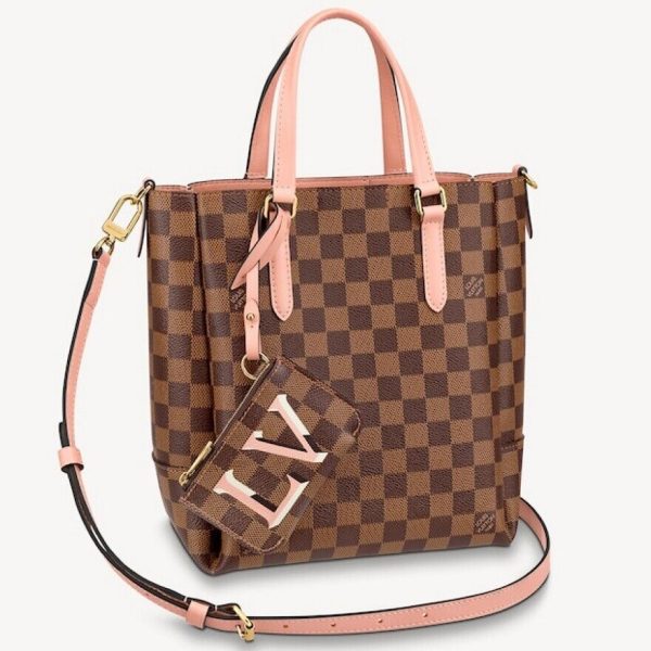 1 Louis Vuitton Belmont NV BB Shoulder Bag Damier Ebene Canvas