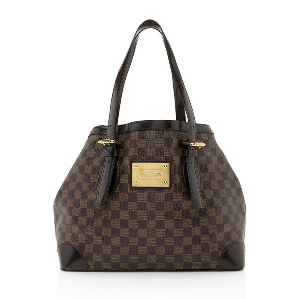 1 Louis Vuitton Damier Ebene Hampstead MM Tote