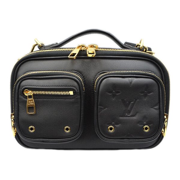 1 Louis Vuitton Utility calfskin leather black Crossbody