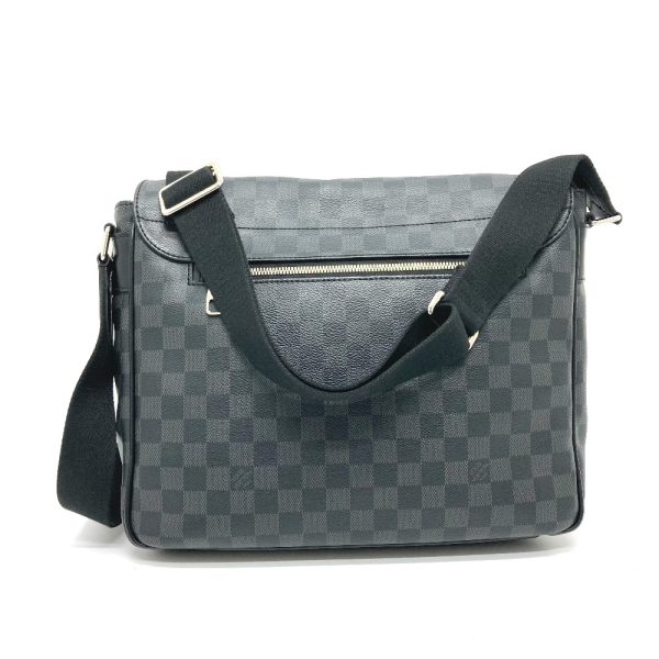 1 Louis Vuitton Christopher Messenger Shoulder Bag Damier Graphite Canvas Black