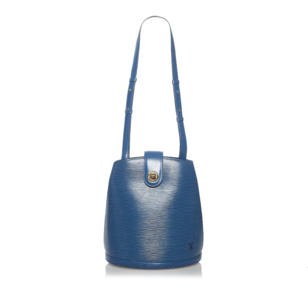 1 Louis Vuitton Epi Cluny Shoulder Bag Toledo Blue Leather