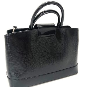 1 Louis Vuitton Mirabeau GM Shoulder Bag Glossy Epi Leather Noir