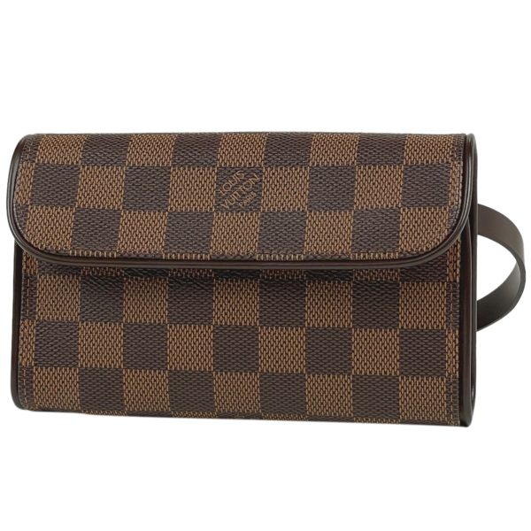 1 Louis Vuitton Pochette Florentine Waist Bag Pouch Damier Brown