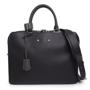 1 Louis Vuitton Anton 2WAY Shoulder Briefcase Taiga Leather Black