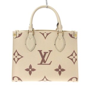 1 Louis Vuitton Onthego PM Tote Bag white
