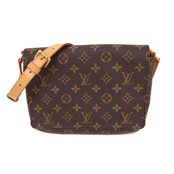 1 Louis Vuitton Monogram Canvas Musette Tango Short Shoulder Bag