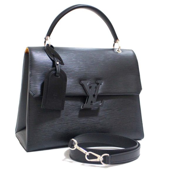 1 Louis Vuitton Grenelle MM Epi Noir Leather Shoulder Bag Black