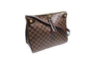 1 Louis Vuitton Damier Ebene Sac Plat Tote Bag