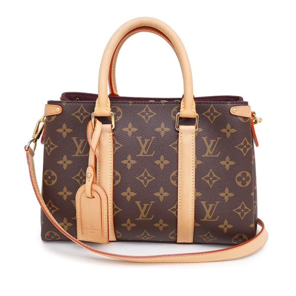 1 Louis Vuitton Soufflot Monogram Brown BB 2way Shoulder Bag Handbag