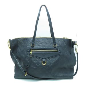 1 Louis Vuitton Lumineuse GM Shoulder Bag Monogram Empreinte Black