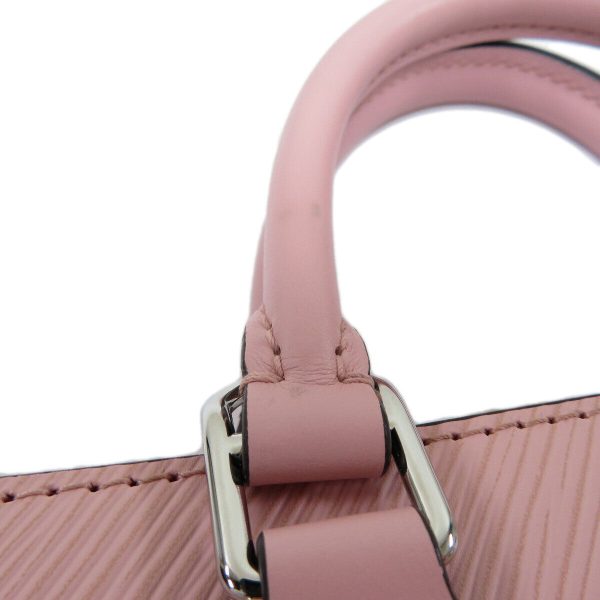 10 Louis Vuitton Handbag Sac Plat BB Rose Ballerine Epi Leather