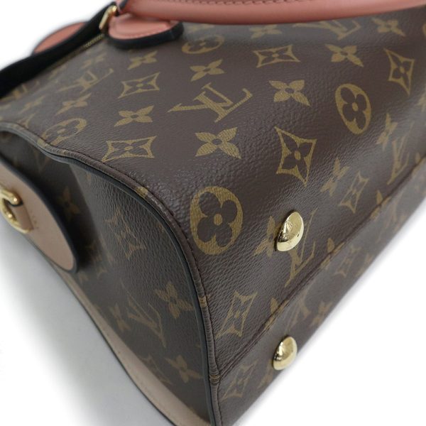 10 Louis Vuitton Tuileries Monogram Leather Shoulder Bag Brown