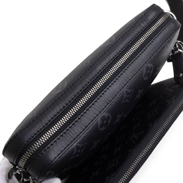 10 Louis Vuitton Monogram Eclipse Trio Messenger Crossbody Black