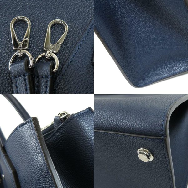 11 Louis Vuitton Handbag City Steamer Mm Navy Leather