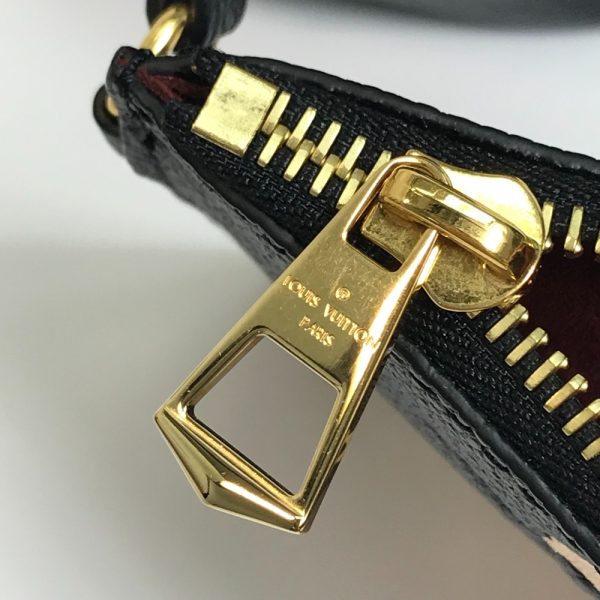 11 Louis Vuitton Neonoe Implant Leather Black Monogram MM Shoulder Bag