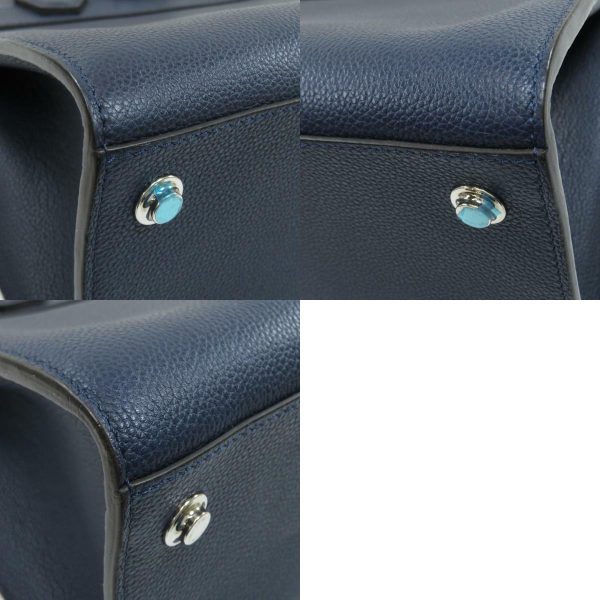 12 Louis Vuitton Handbag City Steamer Mm Navy Leather