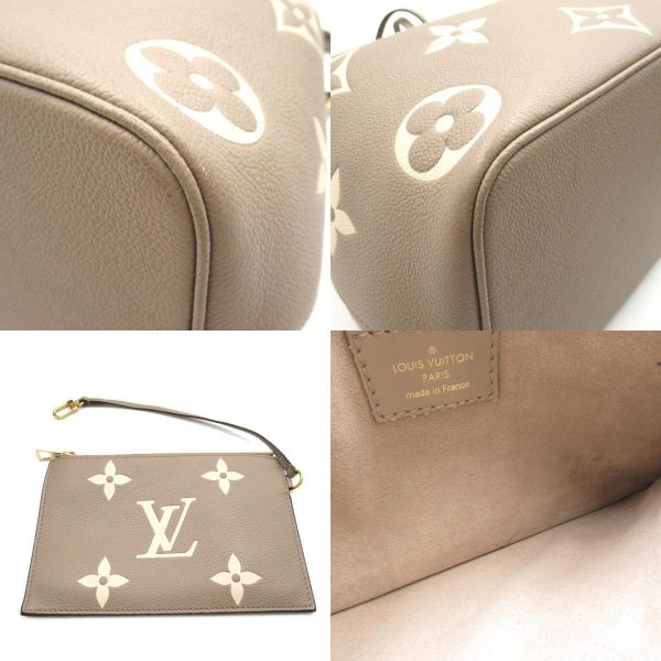 12 Louis Vuitton Neo Noe MM 2way Shoulder Bag Empreinte Leather Beige