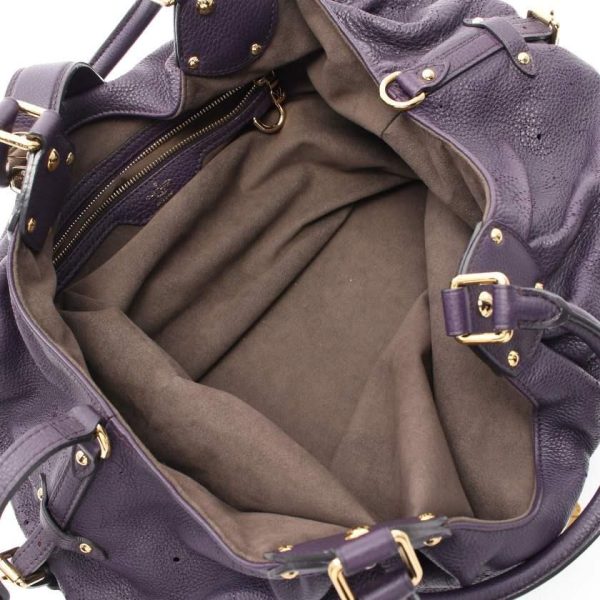 2 Louis Vuitton Mahina Monogram Ulsan Shoulder Bag Leather Dark Purple