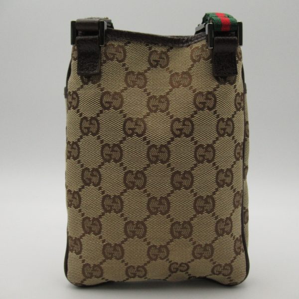 2 Gucci Beige Dark Brown GG Shoulder Bag