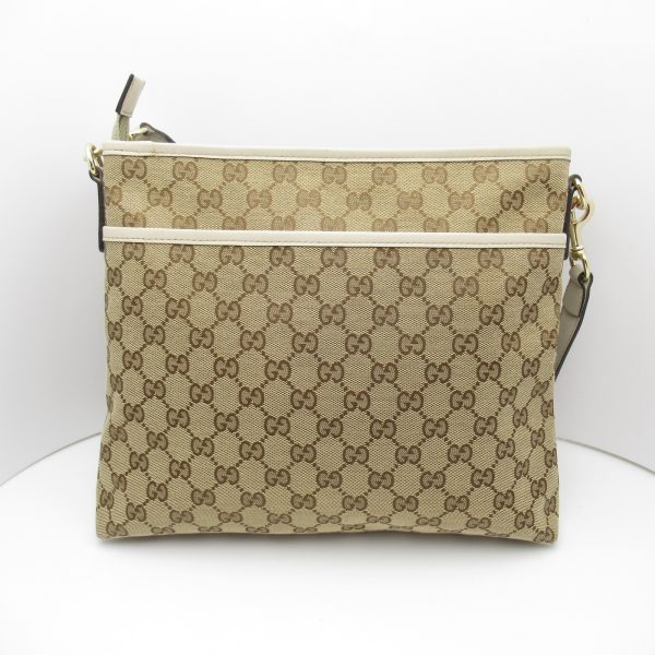 2 Gucci Canvas Beige GG Shoulder Bag