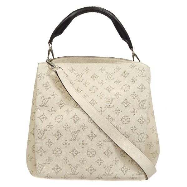 2 Louis Vuitton Mahina Babylon PM Ivoire Handbag Monogram