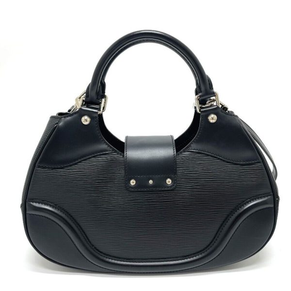 2 Louis Vuitton Epi Sacmontaigne 2way Shoulder Hand Bag Epi Leather Black