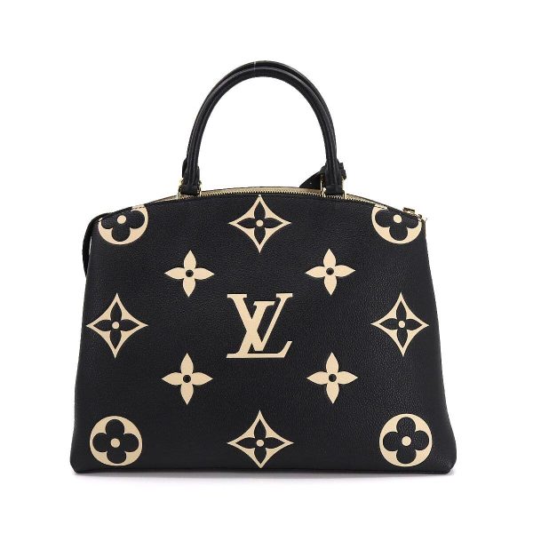 2 Louis Vuitton Bicolor Monogram Empreinte Grand Palais MM Bag