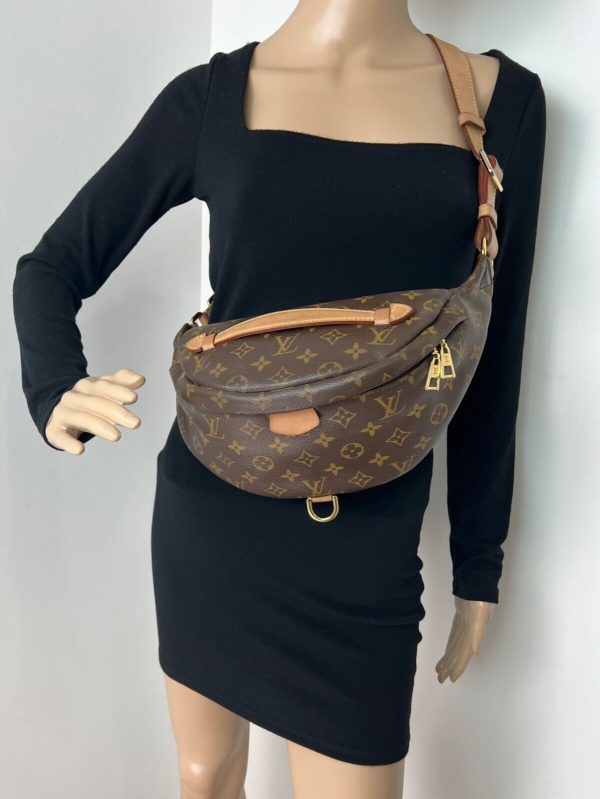 2 Louis Vuitton Monogram Bumbag Fanny Pack Belt Bag Crossbody